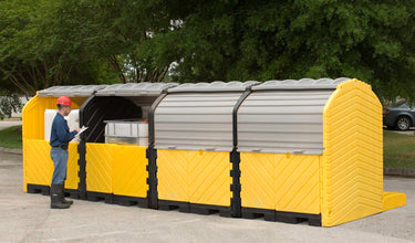 4-Tank Outdoor Ultra-Modular IBC SpillPallet